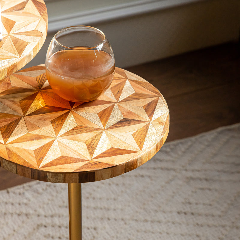 Marquetry Accent Table (7403976753314)