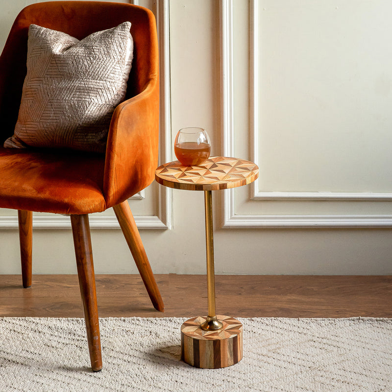 Marquetry Accent Table (7403976753314)