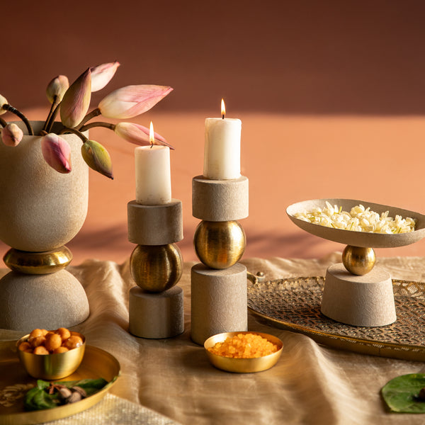 Auri Candle Holder Set of 2 (8752067477666)