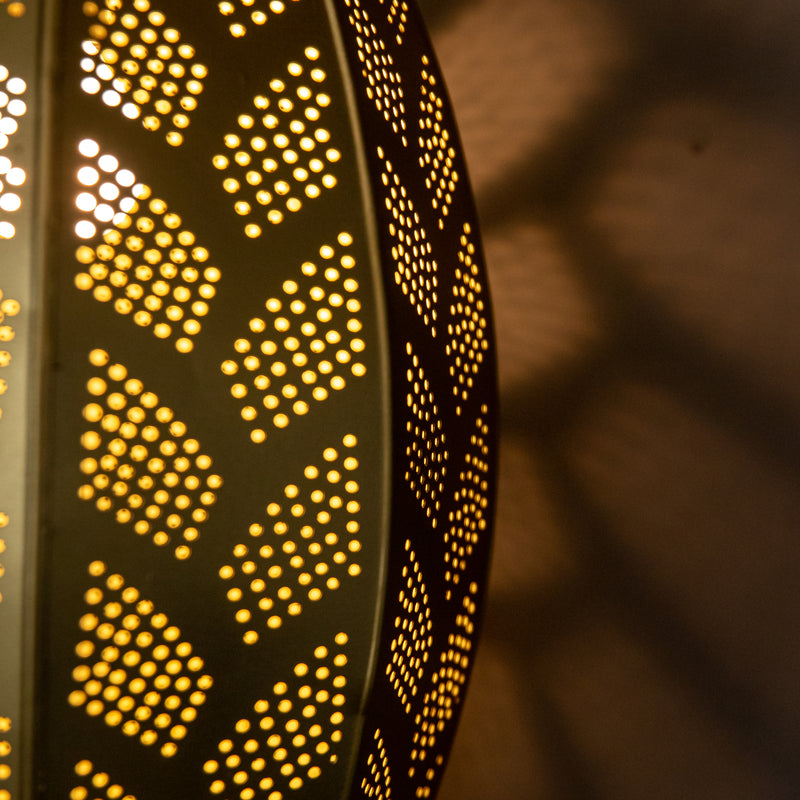 Moorish Pendant Light in Gold (7969424638114)