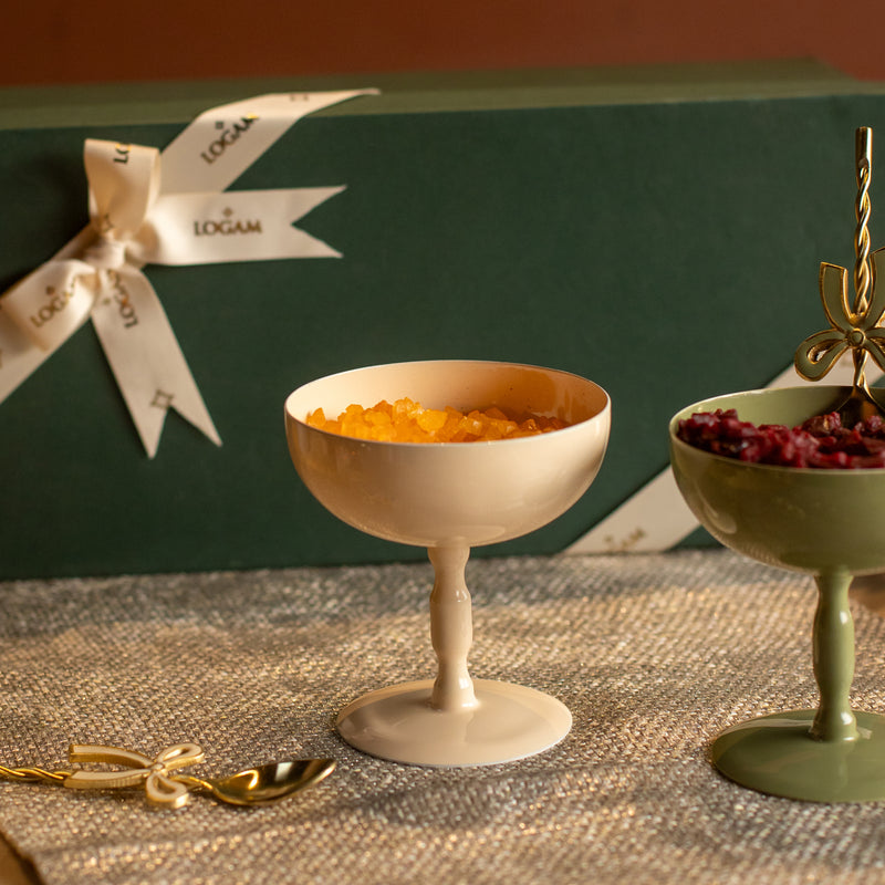 Bow Ice Cream Bowl Set (White) (8752505127074)