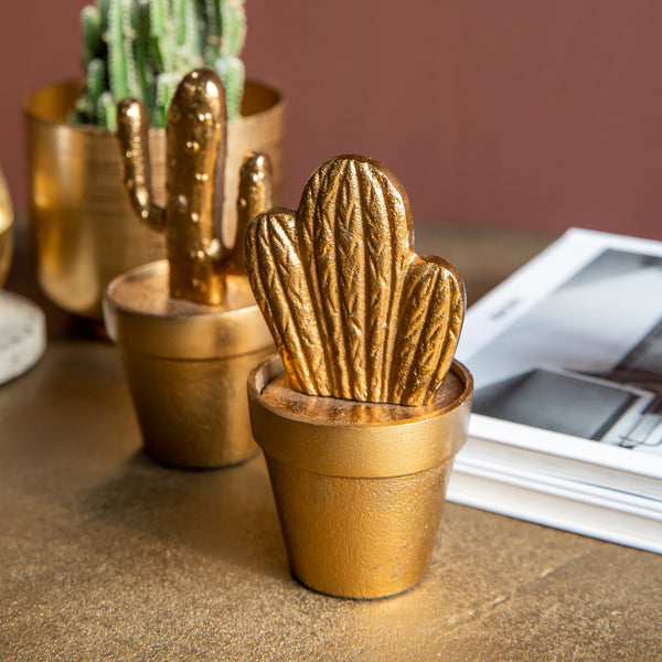 Metal Cactus Table Top Accessory - Set of 3 (8011537088674)