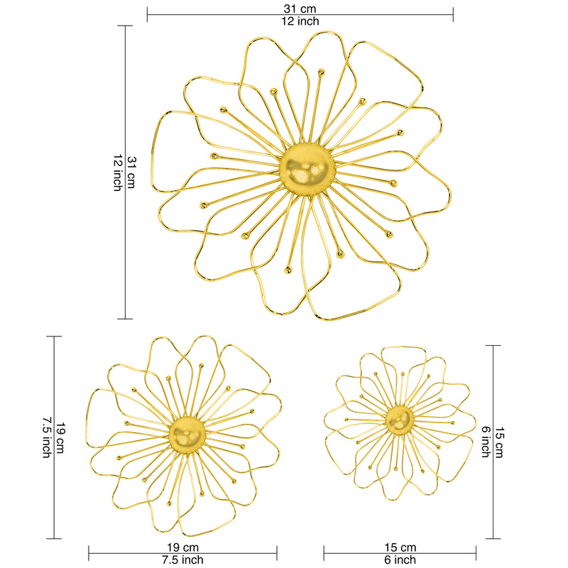 Florette Wire Wallflowers - Set of 3 (8011522244770)