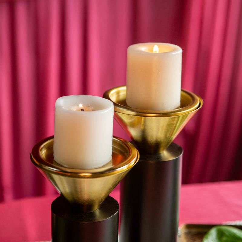 Ziya Candle Holder Set of 2 (8497577558178)