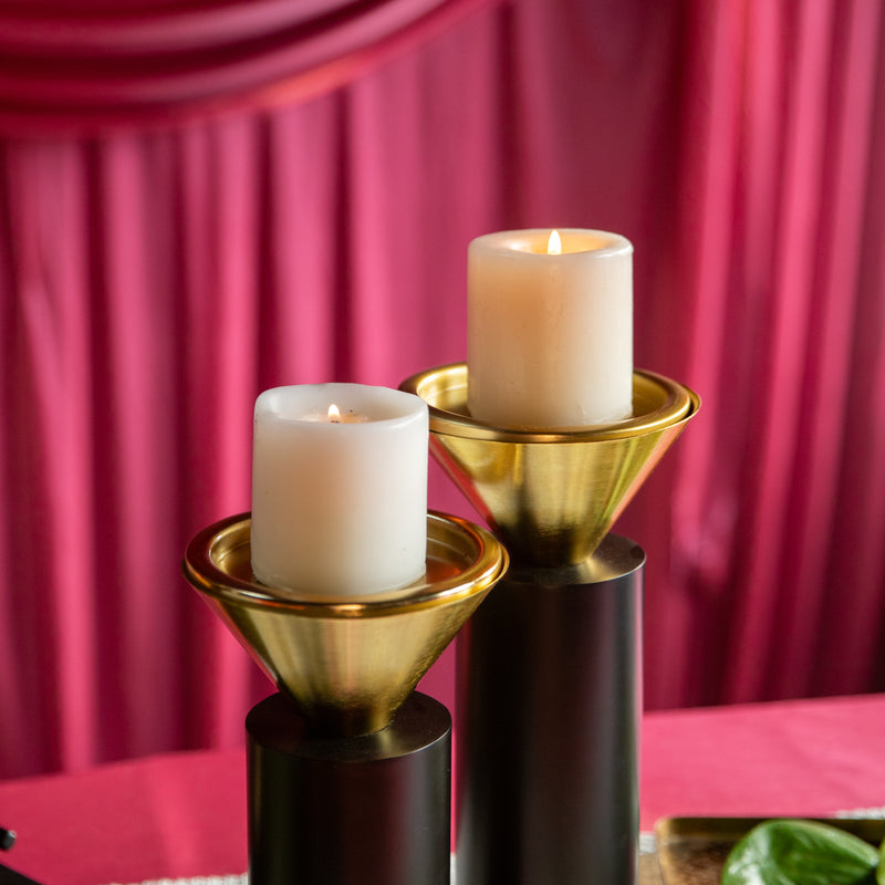 Ziya Candle Holder Set of 2 (8497577558178)