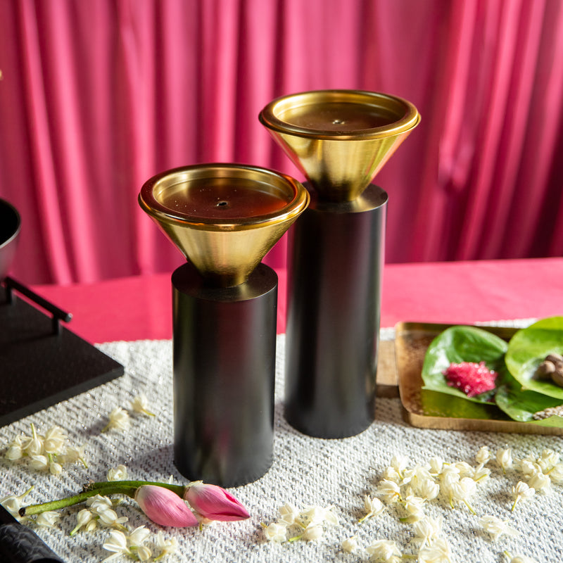 Ziya Candle Holder Set of 2 (8497577558178)