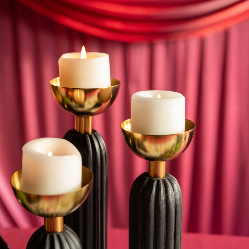 Mira Candle Holder Set of 3 (8497317740706)