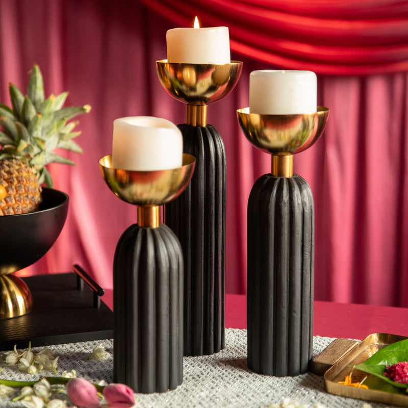 Mira Candle Holder Set of 3 (8497317740706)