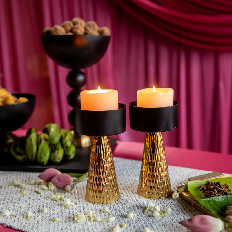 Myra Candle Holder Set of 2 (8497577951394)