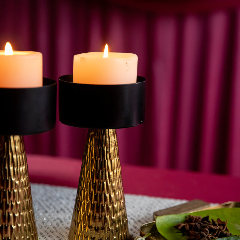 Myra Candle Holder Set of 2 (8497577951394)